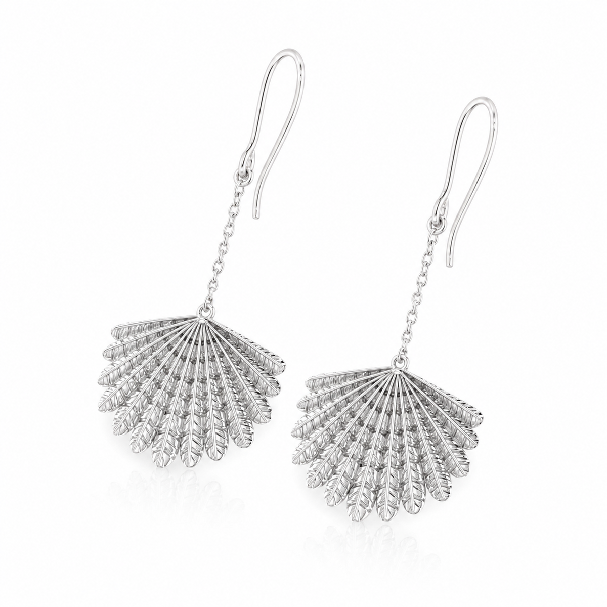 Piwakawaka Tail (Fantail) Earrings