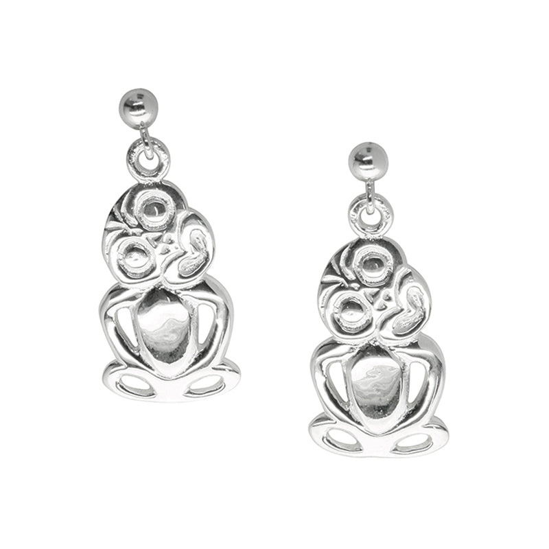 Nz Tiki Stud Earrings