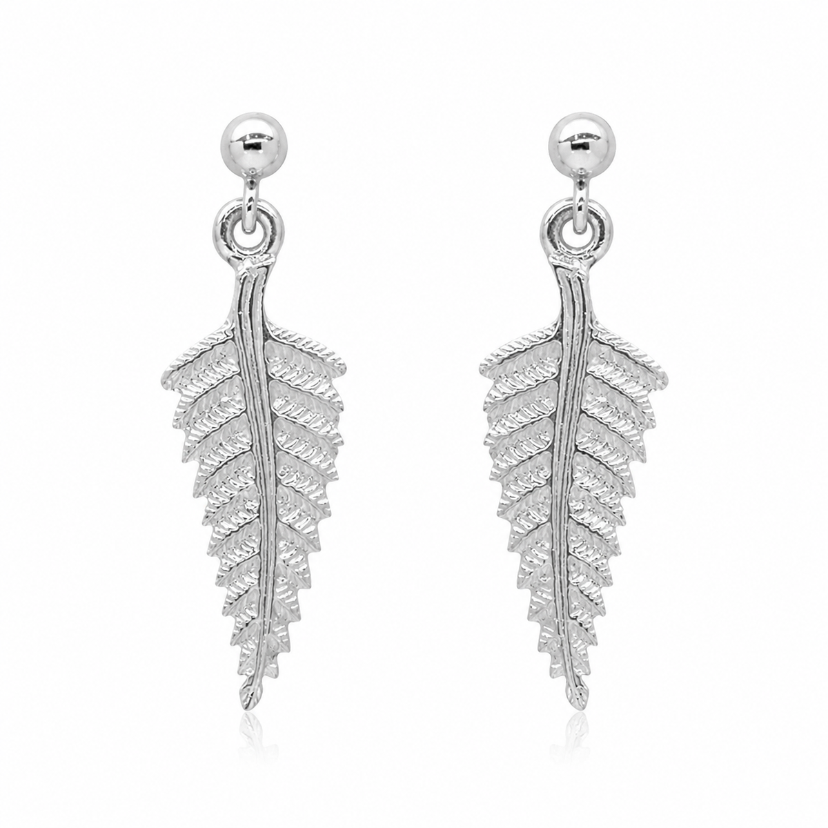 Nz Fern Stud Earrings